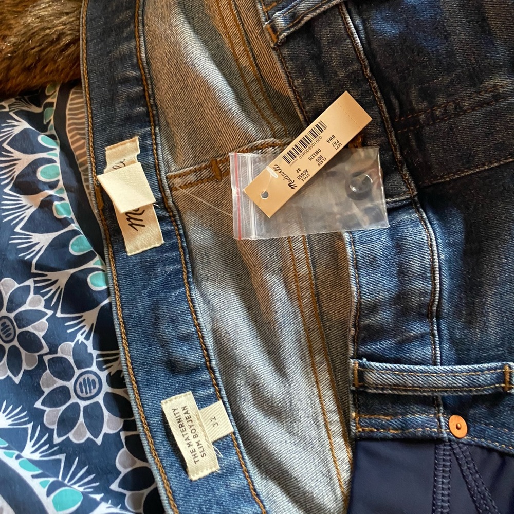 Madewell maternity jeans, NWT, size 32